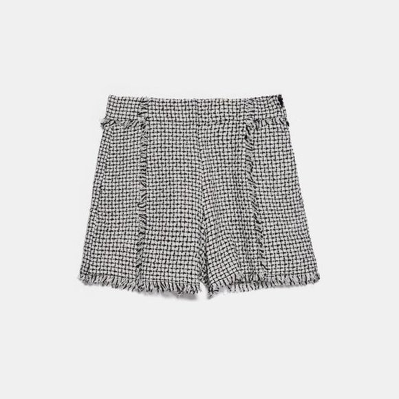 Zara Pants - Zara Tweed Shorts